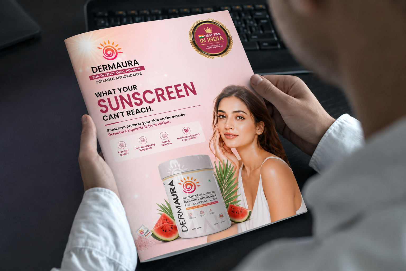 Dermaura brand logo